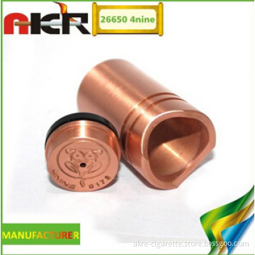 High Quality E Cig 2six Mod Clone 26650 Mod Full Mechanical Mod
